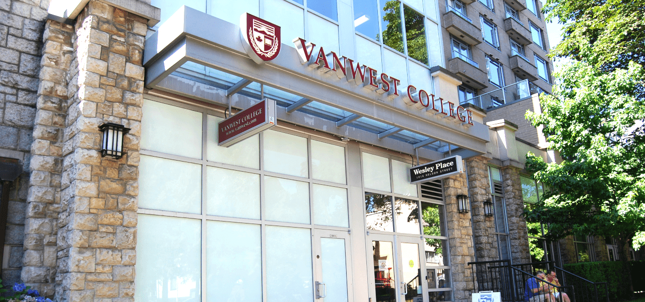 VANWEST COLLEGEバンクーバー校の校舎